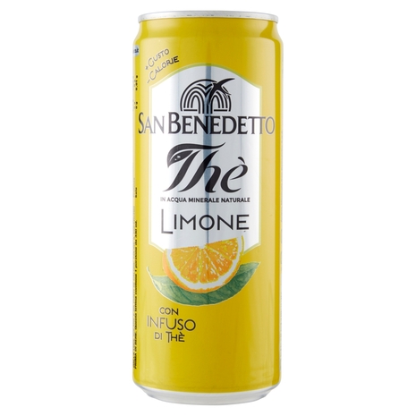 San Benedetto Thè Limone lattina sleek 0,33 L