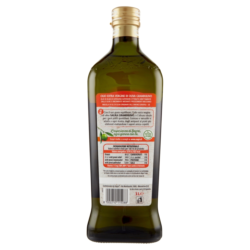 Sagra Grandulivo Olio Extra Vergine di Oliva 1 L