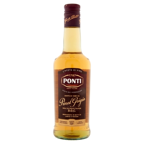 Ponti Aceto di Vino da Pinot Grigio dell'Oltrepò Pavese D.O.C. 500 ml