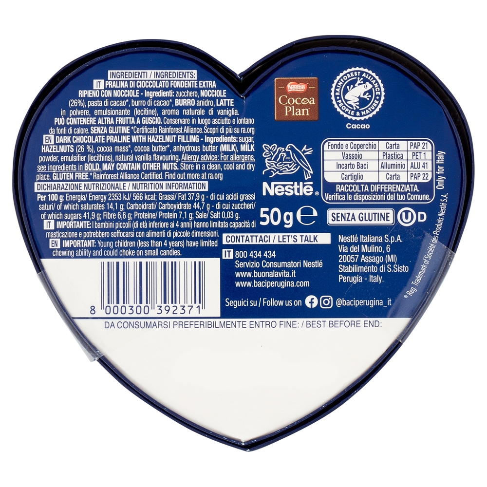 Baci Perugina Cuoricino Elegance, 50 g