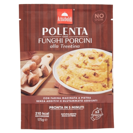 Arnaboldi Polenta con Funghi Porcini alla Trentina 175 g