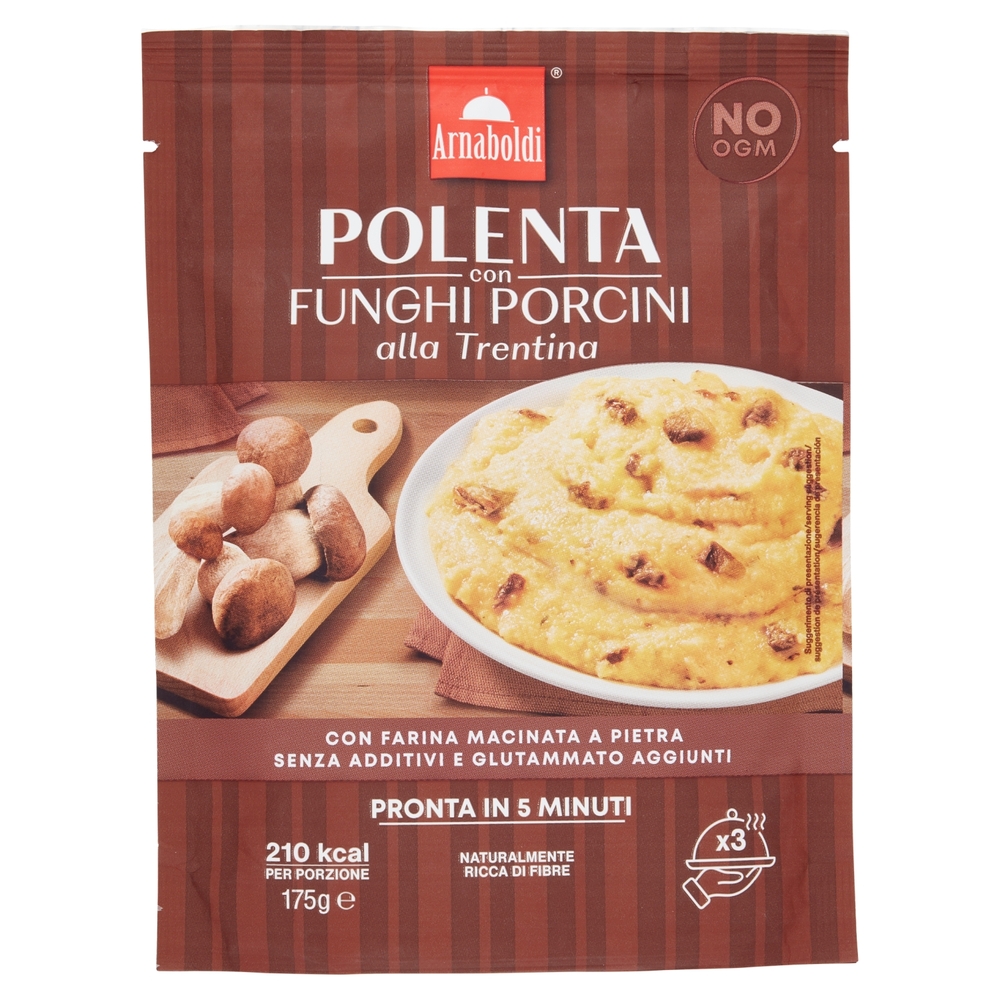 Arnaboldi Polenta con Funghi Porcini alla Trentina 175 g