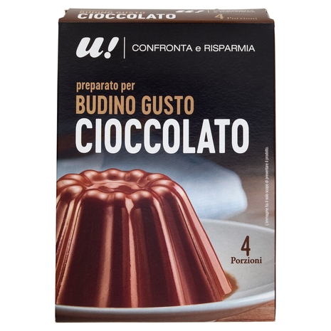 Preparato per Budino Gusto Cioccolato U! Confronta e Risparmia