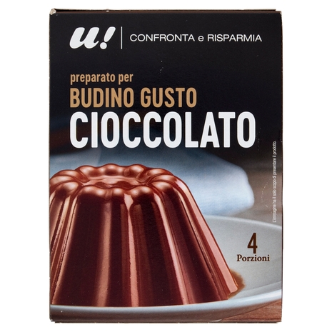 Preparato per Budino Gusto Cioccolato U! Confronta e Risparmia