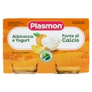 Plasmon Omogeneizzato con fermenti lattici pastorizzati Albicocca e Yogurt 2 x 120 g