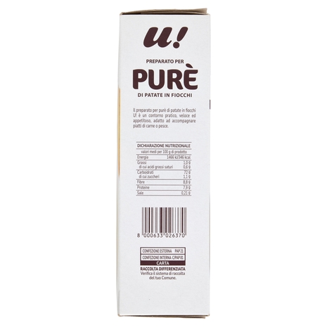 Purè di Patate in Fiocchi U! Confronta e Risparmia
