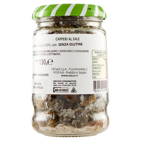 Saclà Capperi al Sale Marino 130 g