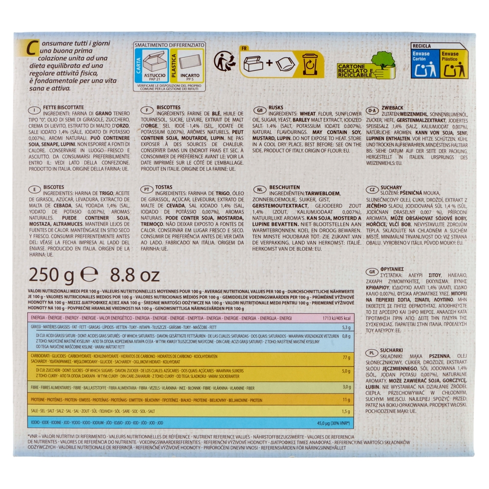 GrissinBon leFrescheBiscottate Classiche 250 g