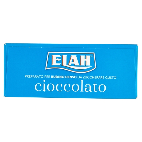 Elah Preparato per Budino Denso Gusto cioccolato da Zuccherare 2 x 49 g