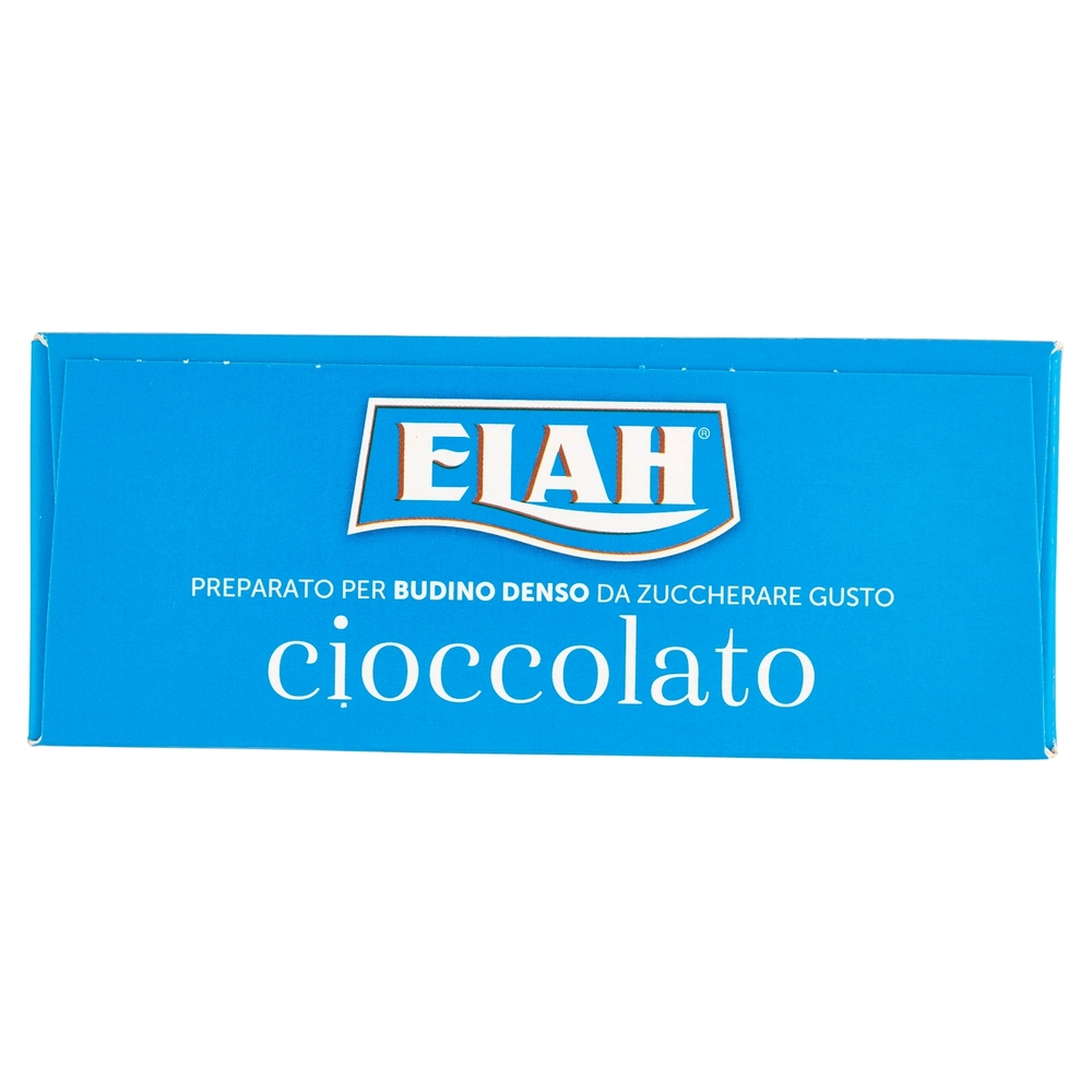 Elah Preparato per Budino Denso Gusto cioccolato da Zuccherare 2 x 49 g