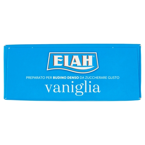 Elah Preparato per Budino Denso Gusto vaniglia da Zuccherare 2 x 44 g
