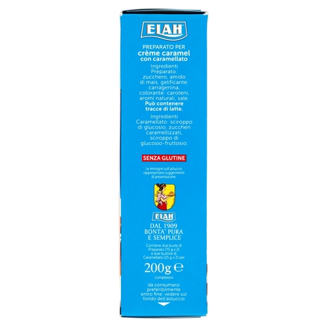 Elah Preparato per crème caramel con caramellato 200 g
