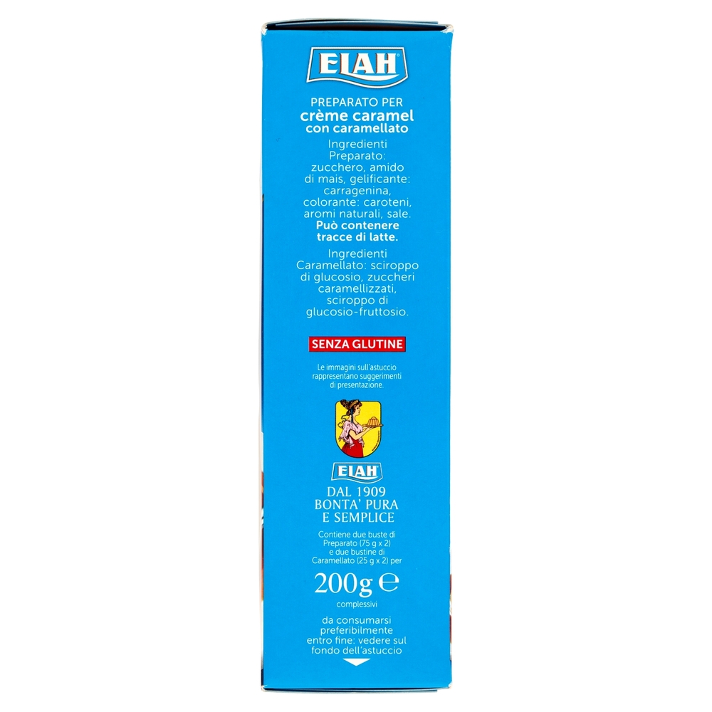 Elah Preparato per crème caramel con caramellato 200 g