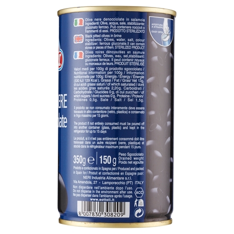 Neri Olive Nere denocciolate 350 g