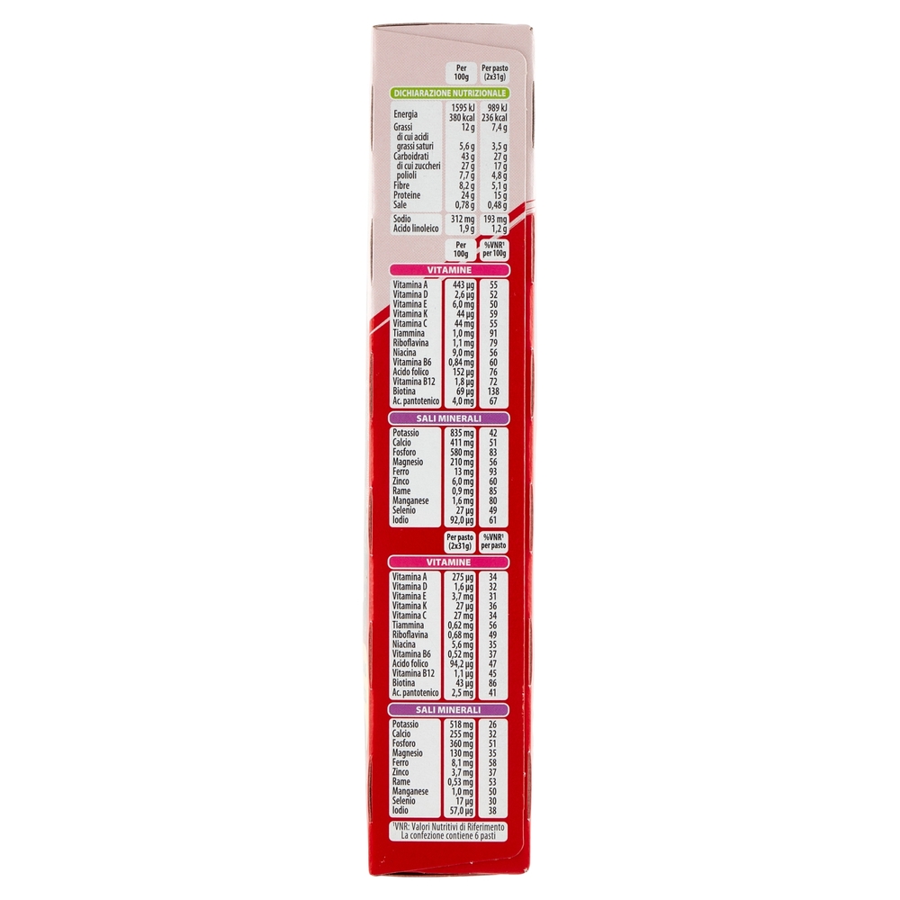 Pesoforma Fondente Amabile, sostitutivo del pasto ricco di fibre, 236kcal per pasto, 12 x 31 g