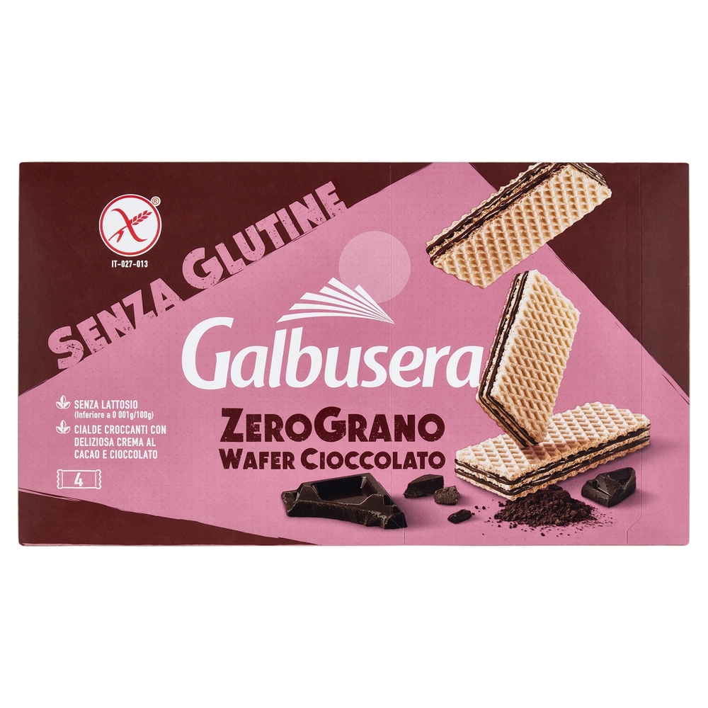 Galbusera ZeroGrano con Cioccolato 4 x 45 g