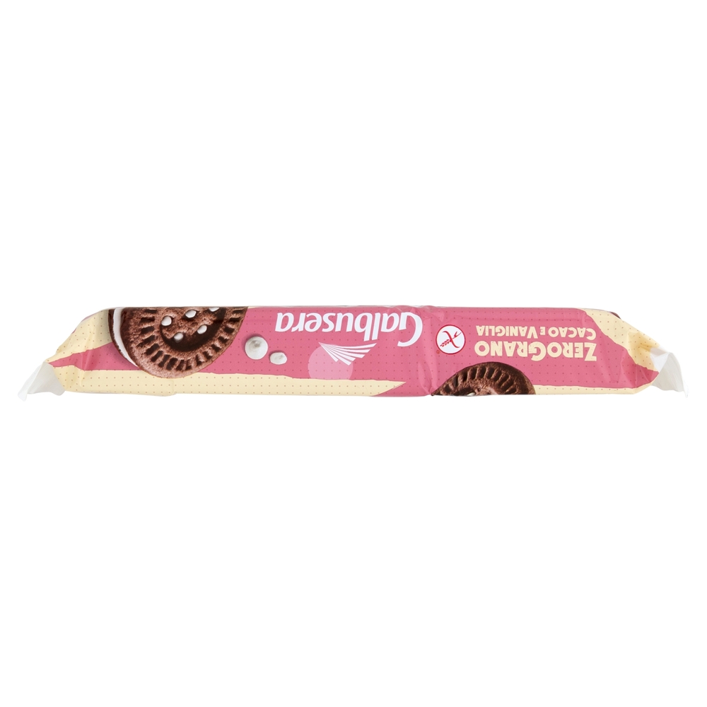 Galbusera ZeroGrano Senza Glutine al Cacao con Crema Vaniglia 4 x 40 g