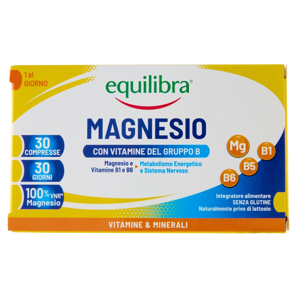 equilibra Magnesio con Vitamine del Gruppo B 30 Compresse 39 g