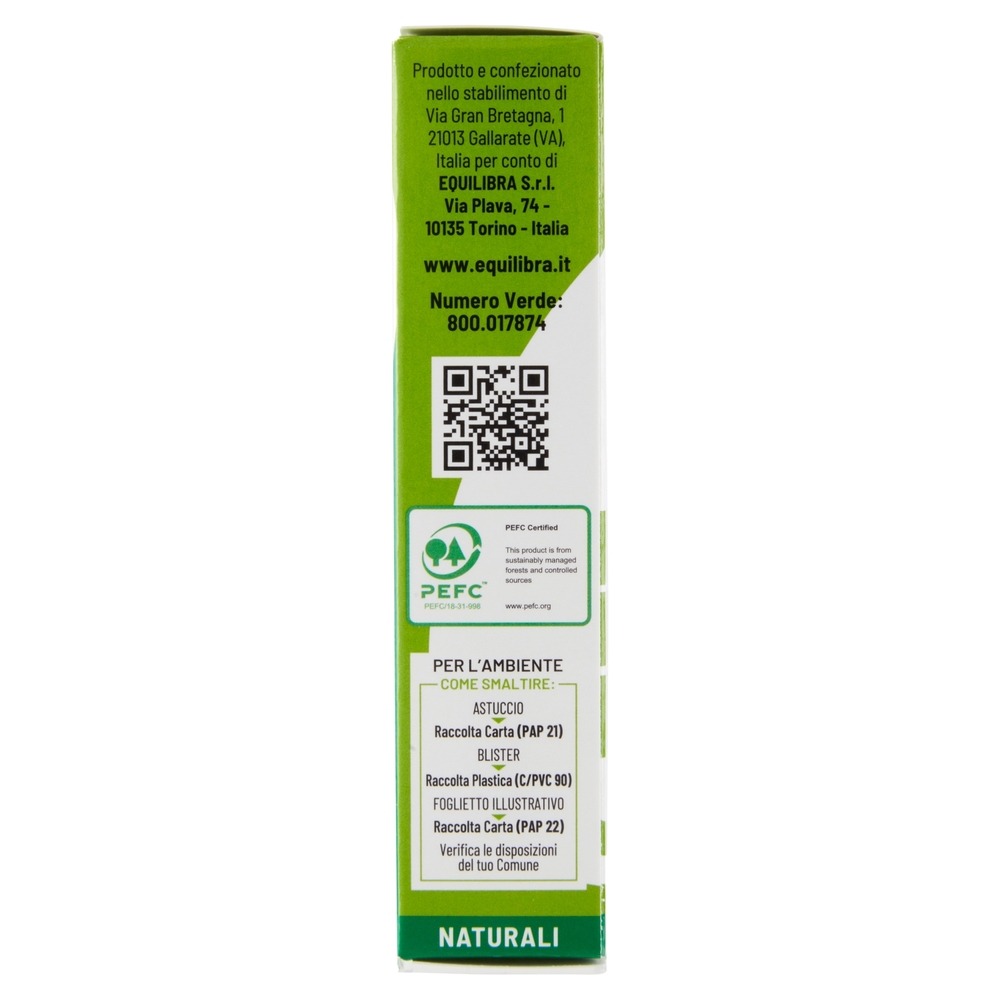 equilibra Valeriana Sonno e Rilassamento 30 Capsule Vegetali 15 g