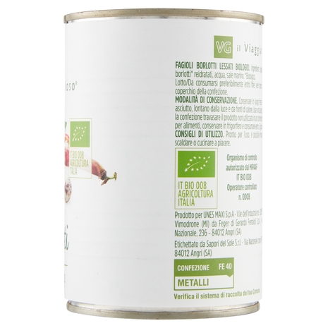 Fagioli Borlotti BIO Il Viaggiator Goloso