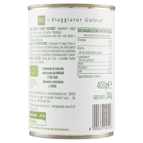 Fagioli Borlotti BIO Il Viaggiator Goloso