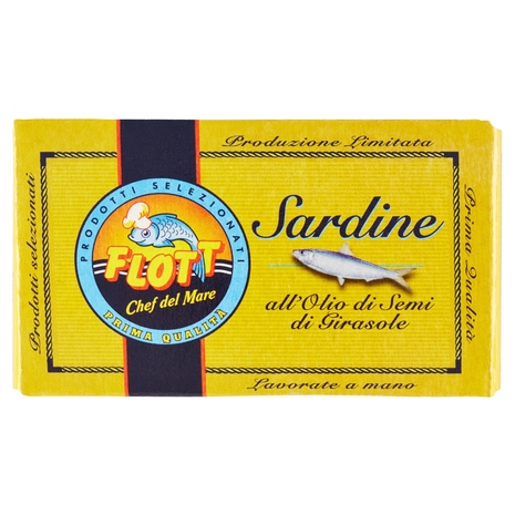 Sardine all'olio di semi di girasole