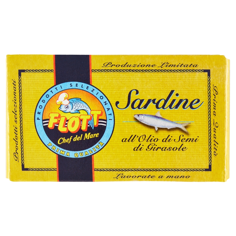 Sardine all'olio di semi di girasole