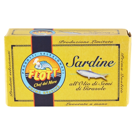 Sardine all'olio di semi di girasole