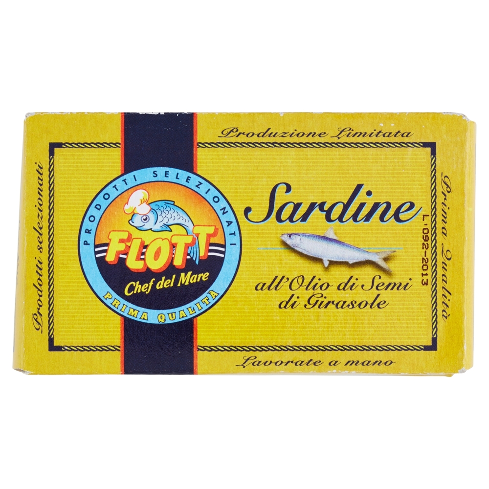 Sardine all'olio di semi di girasole