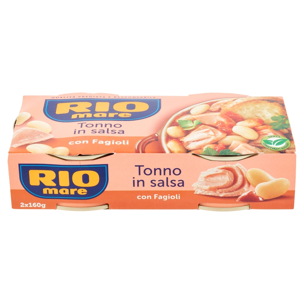 Rio mare Tonno in salsa con Fagioli 2 x 160 g