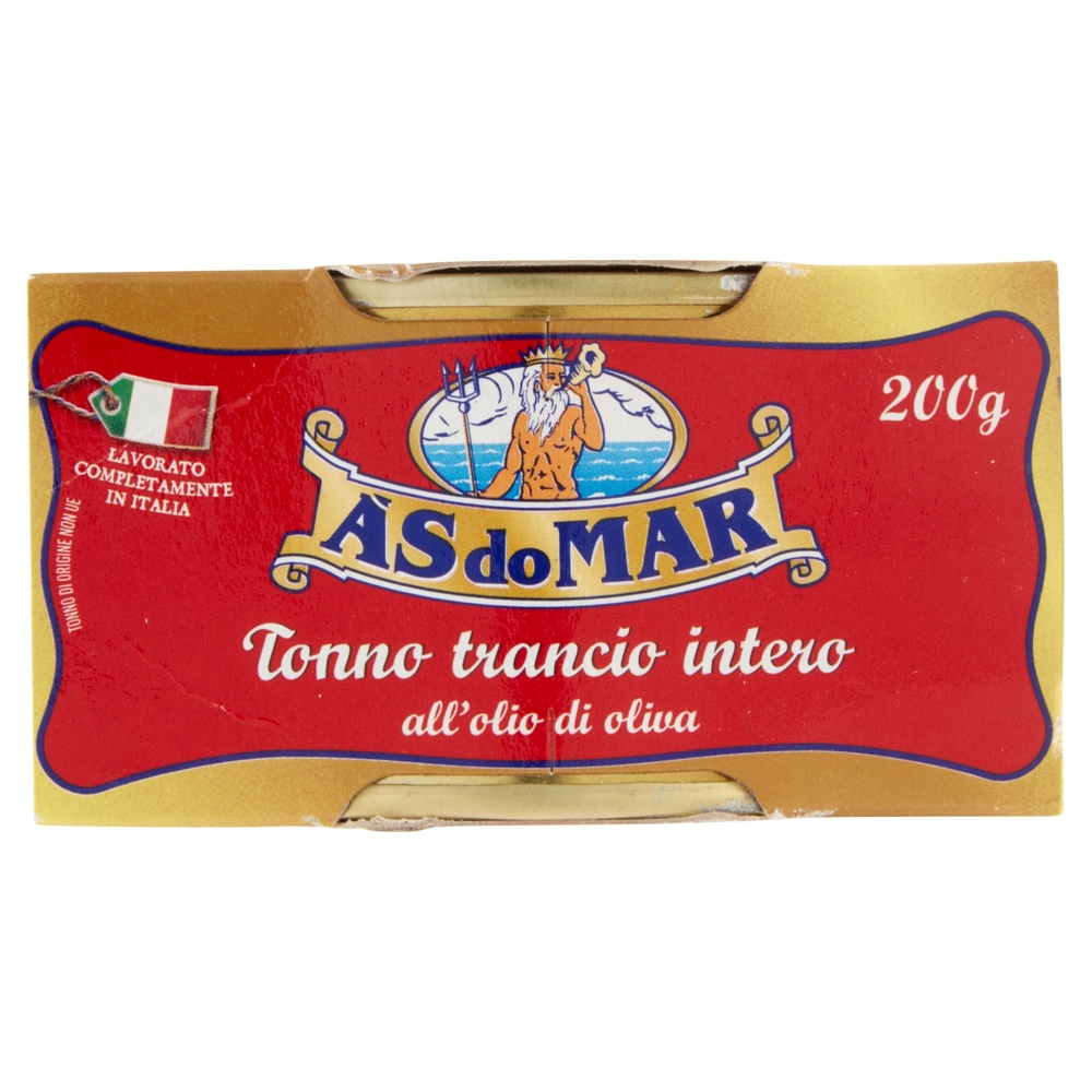 Asdomar Tonno trancio intero all'olio di oliva 200 g