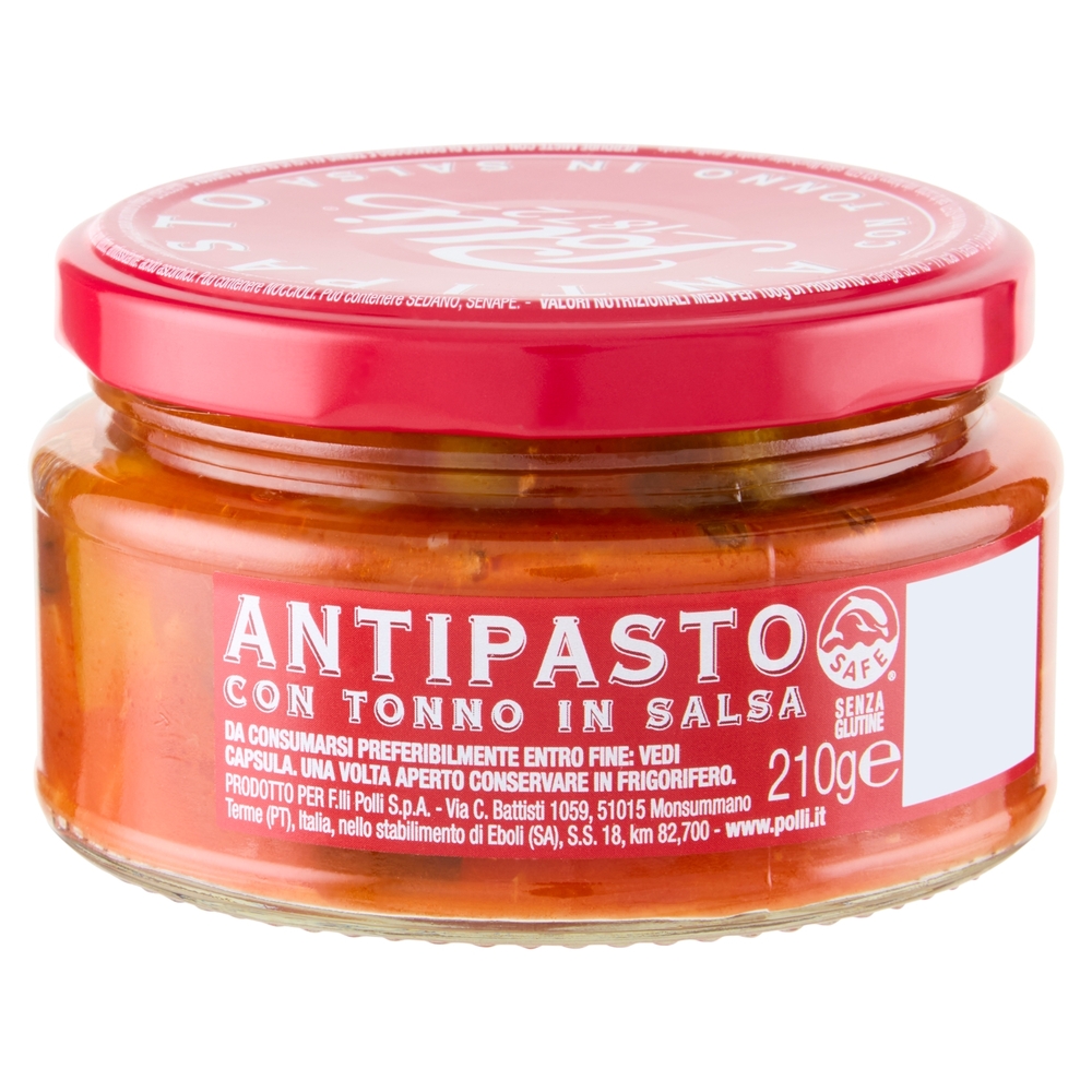 Polli Antipasto con Tonno in Salsa 210 g