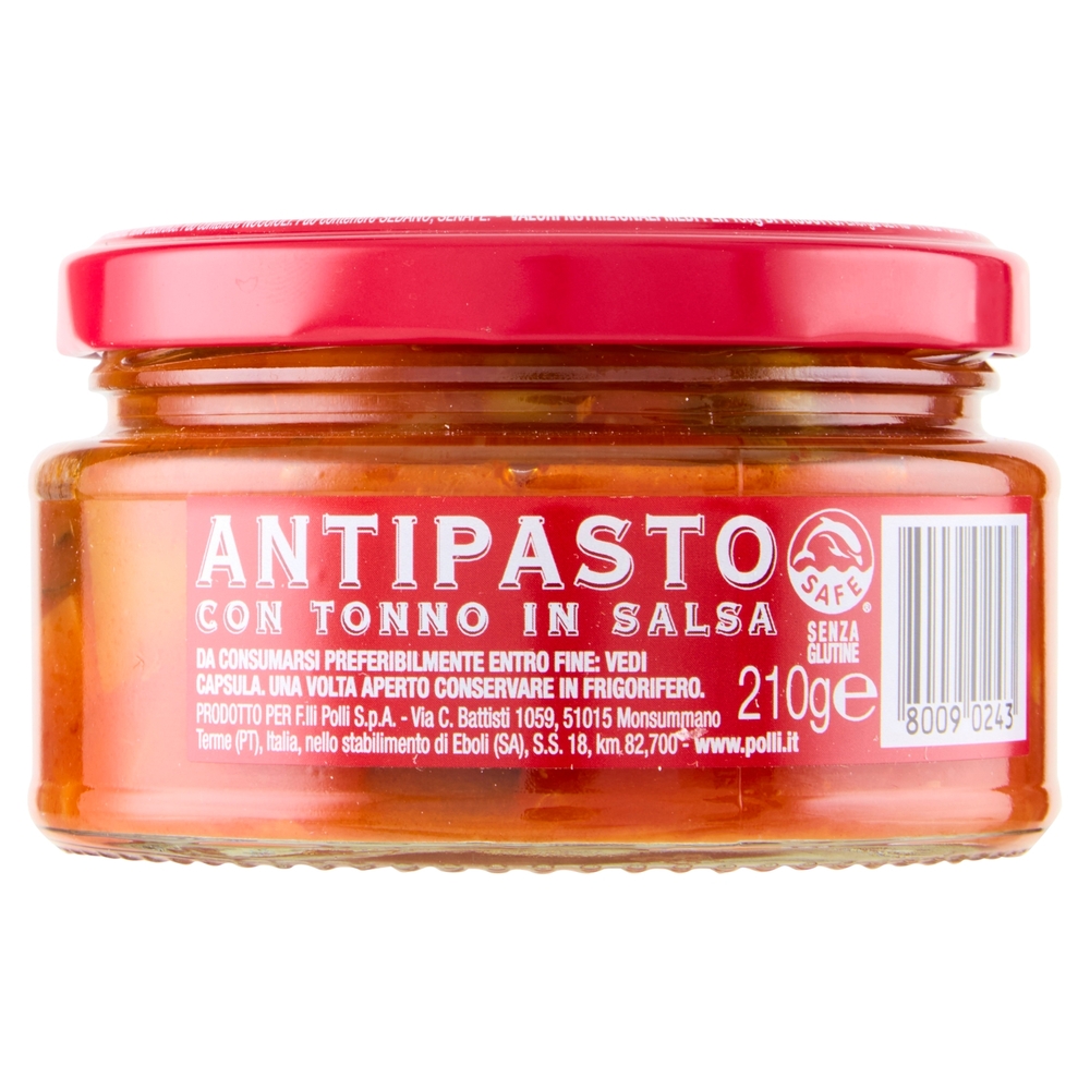 Polli Antipasto con Tonno in Salsa 210 g
