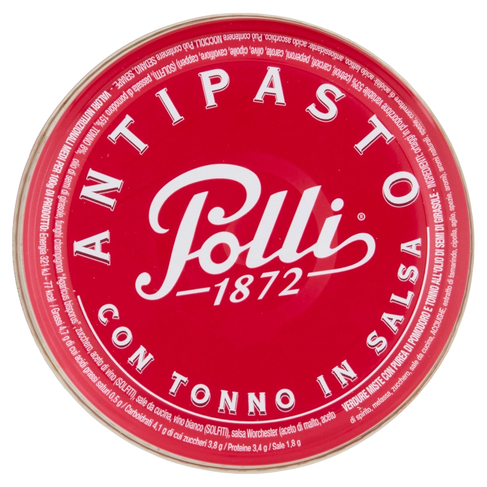 Polli Antipasto con Tonno in Salsa 210 g