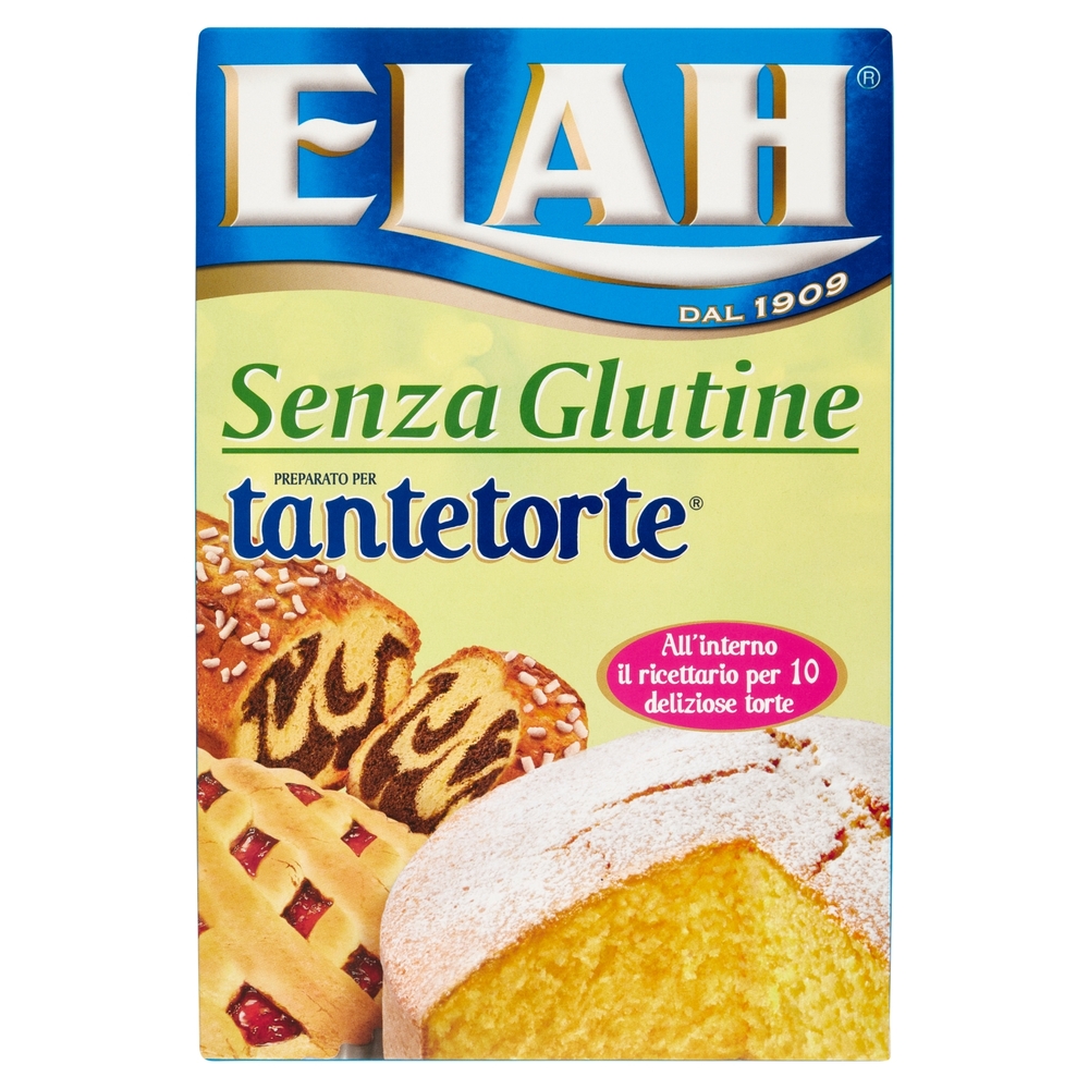 Elah Senza Glutine Preparato per tantetorte 390 g