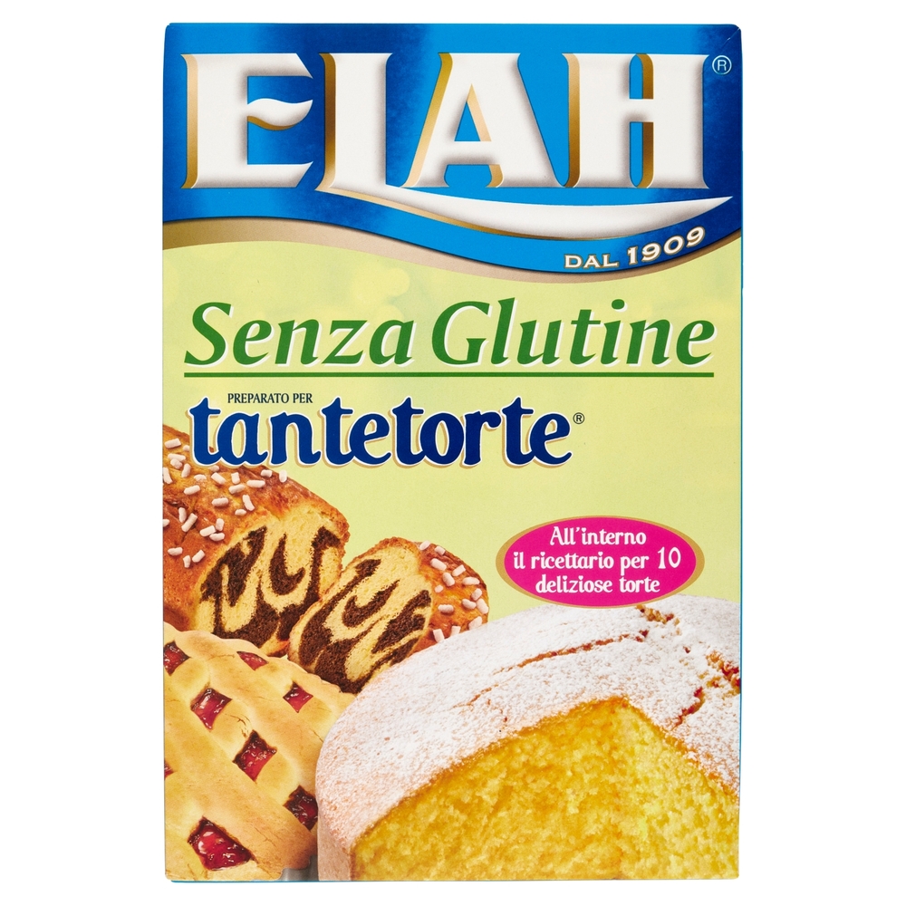 Elah Senza Glutine Preparato per tantetorte 390 g