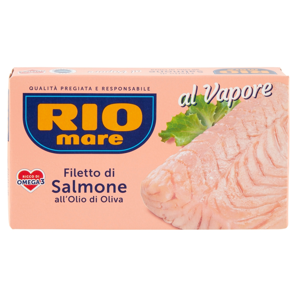 Rio mare Filetto di Salmone all'Olio di Oliva al Vapore 150 g