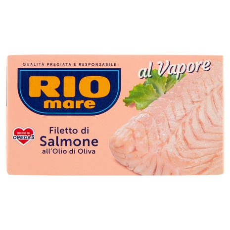 Rio mare Filetto di Salmone all'Olio di Oliva al Vapore 150 g