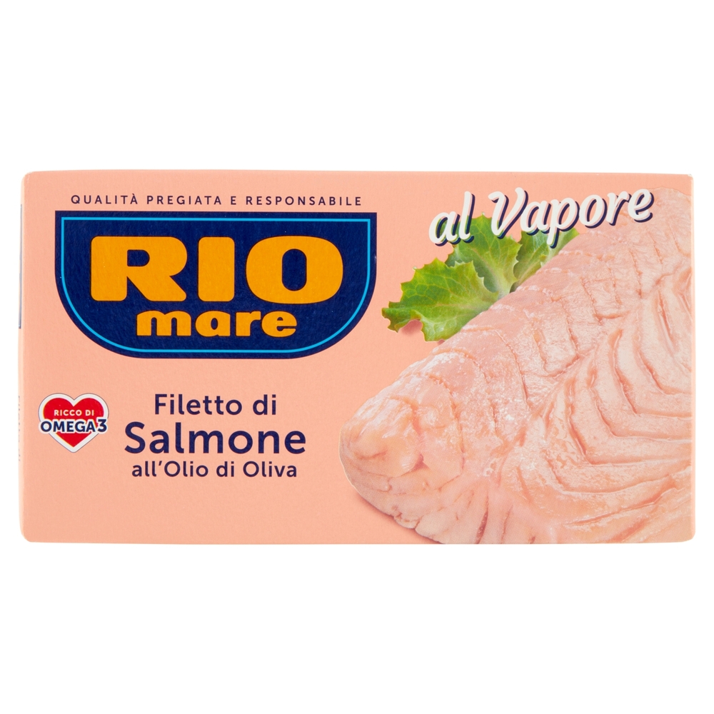 Rio mare Filetto di Salmone all'Olio di Oliva al Vapore 150 g
