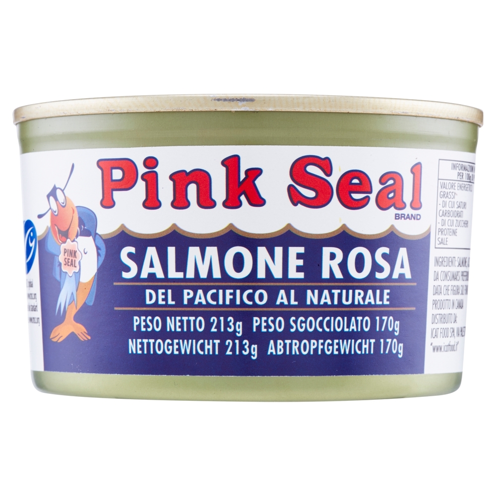 Pink Seal Salmone rosa del Pacifico al naturale 213 g