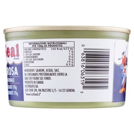 Pink Seal Salmone rosa del Pacifico al naturale 213 g