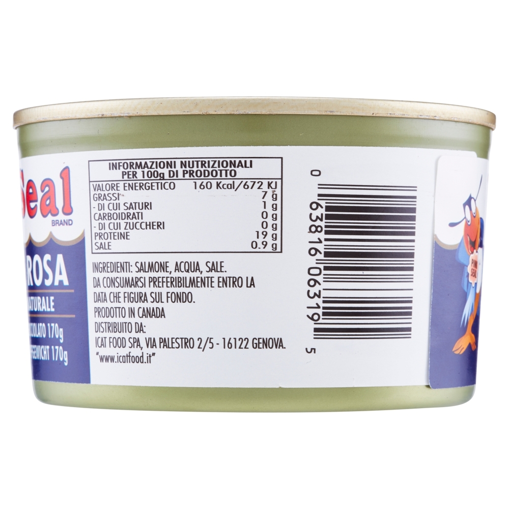 Pink Seal Salmone rosa del Pacifico al naturale 213 g
