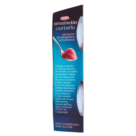 dolfin sensofreddo il sorbetto con succo di melograno e frutti di bosco 2 x 100 ml
