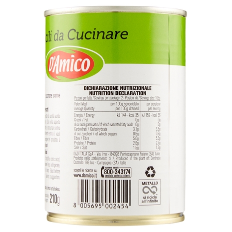 D'Amico i Facili da Cucinare CarcioFette 380 g