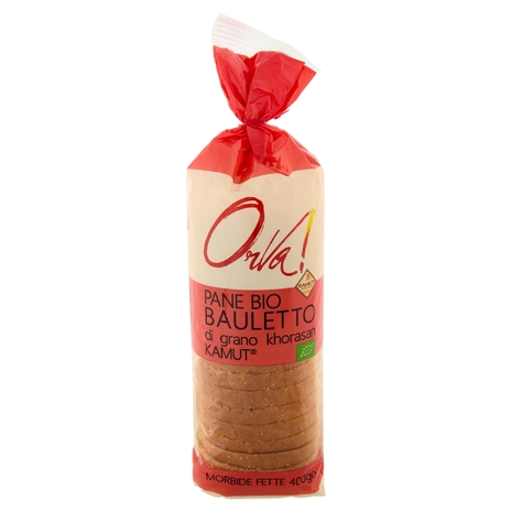 Orva! OrvaBio Pane Bio Bauletto di grano khorasan Kamut 400 g