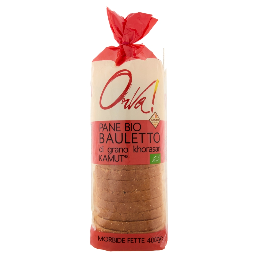 Orva! OrvaBio Pane Bio Bauletto di grano khorasan Kamut 400 g
