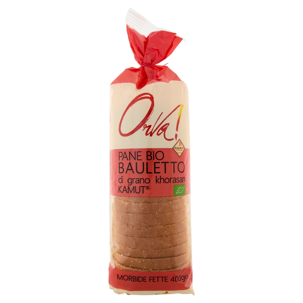 Orva! OrvaBio Pane Bio Bauletto di grano khorasan Kamut 400 g