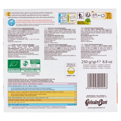 GrissinBon leFrescheBiscottate Kamut Bio 250 g