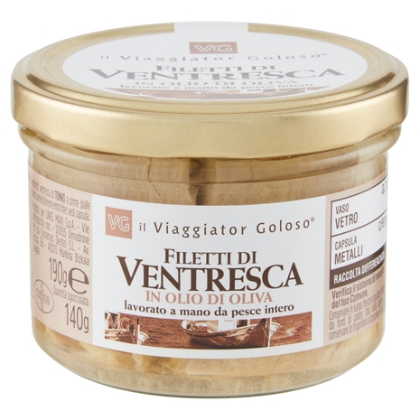 Filetti di Ventresca in Olio di Oliva Il Viaggiator Goloso