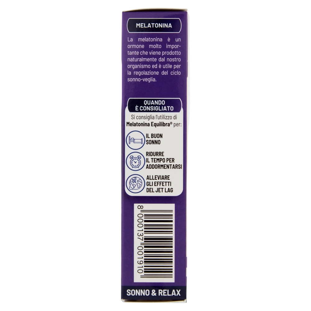 equilibra Melatonina Sonno e Jet Lag 75 Compresse 9,37 g